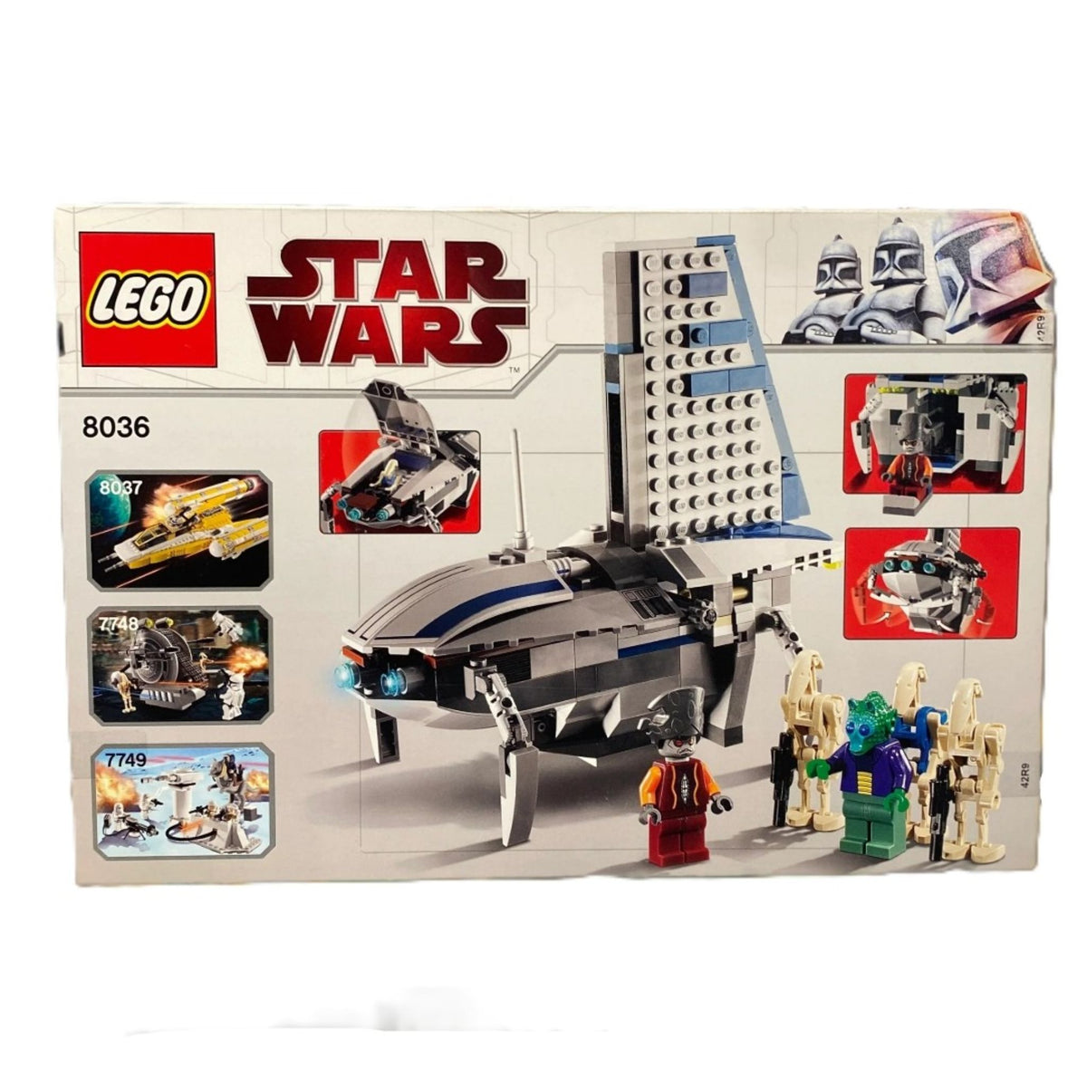 LEGO Star Wars Separatist Shuttle (8036) — back of box