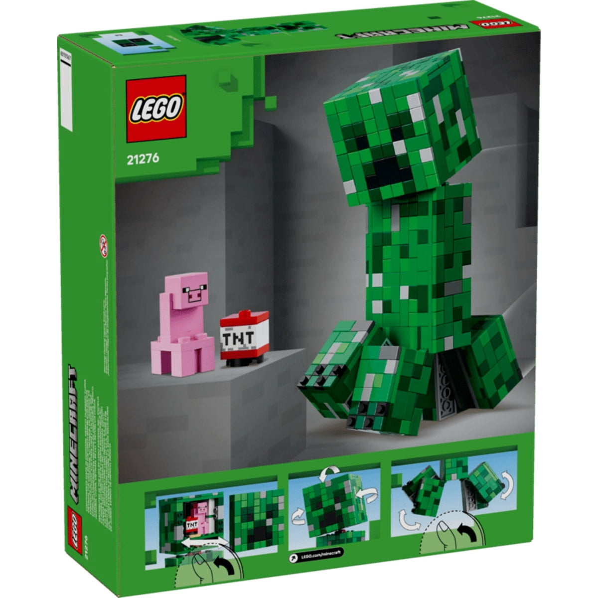LEGO Minecraft The Creeper (21276) — back of box