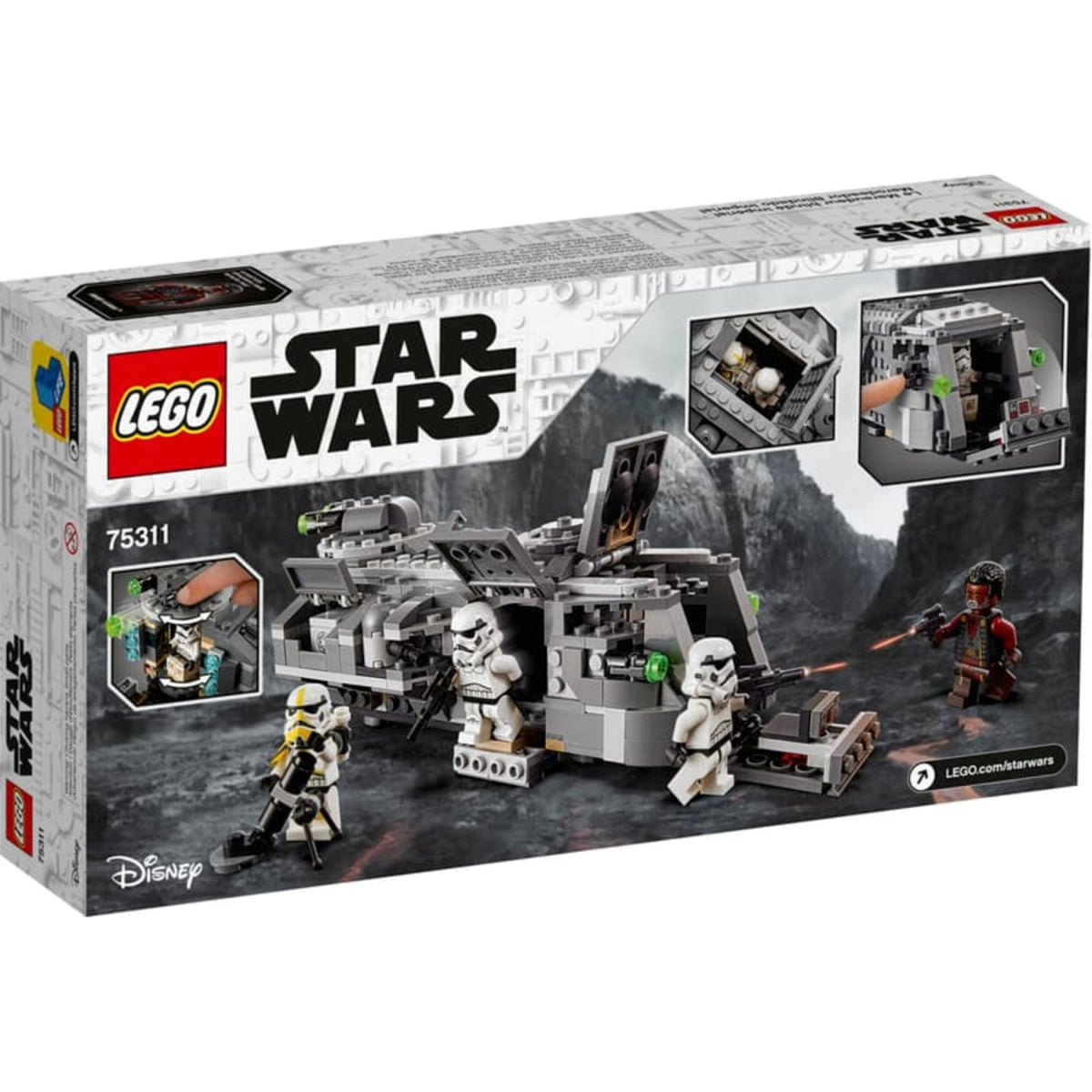 LEGO Star Wars Imperial Armored Marauder (75311) — back of box
