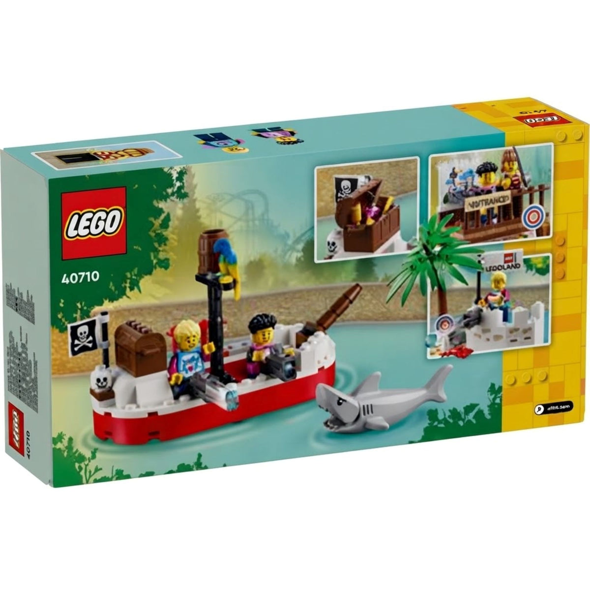 LEGO LEGOLAND Pirate Splash Battle (40710) — back of box