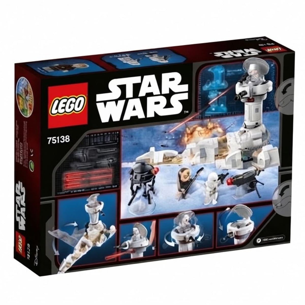 LEGO Star Wars Hoth Attack (75138) — back of box