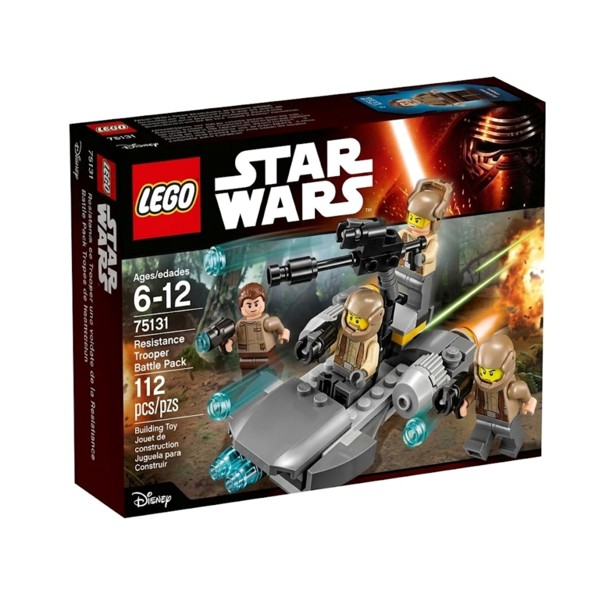 LEGO Star Wars Resistance Trooper Battle Pack (75131) — front of box