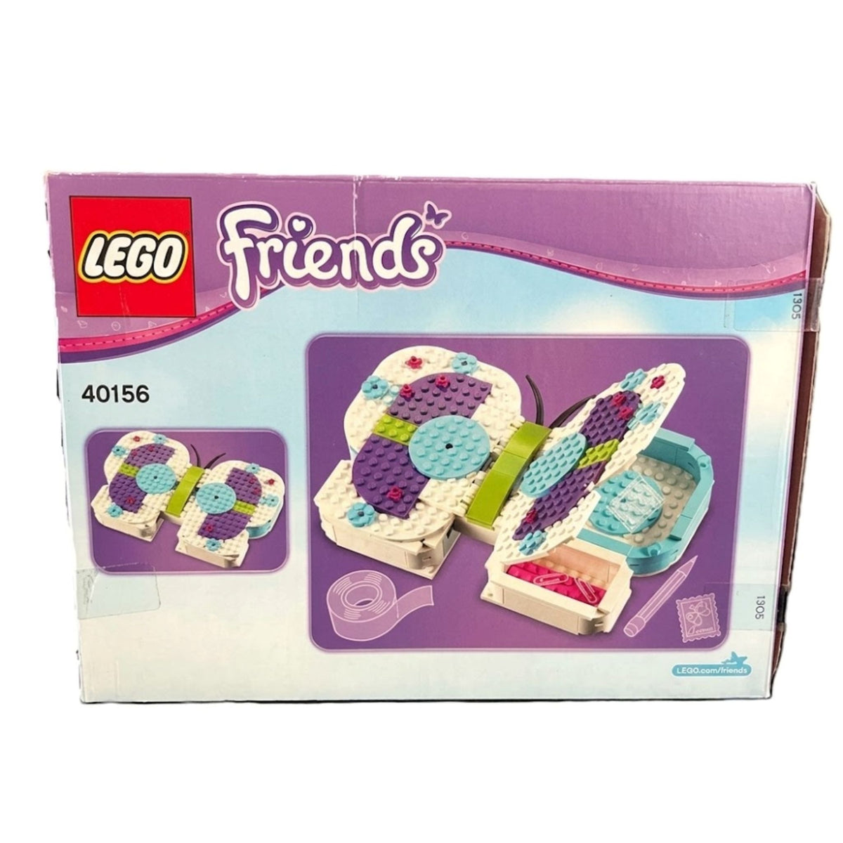 LEGO Friends Organizer (40156) — back of box