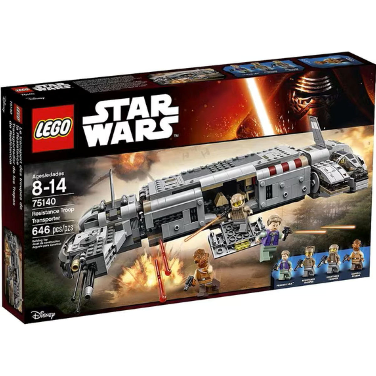 LEGO Star Wars Resistance Troop Transport (75140) — front of box