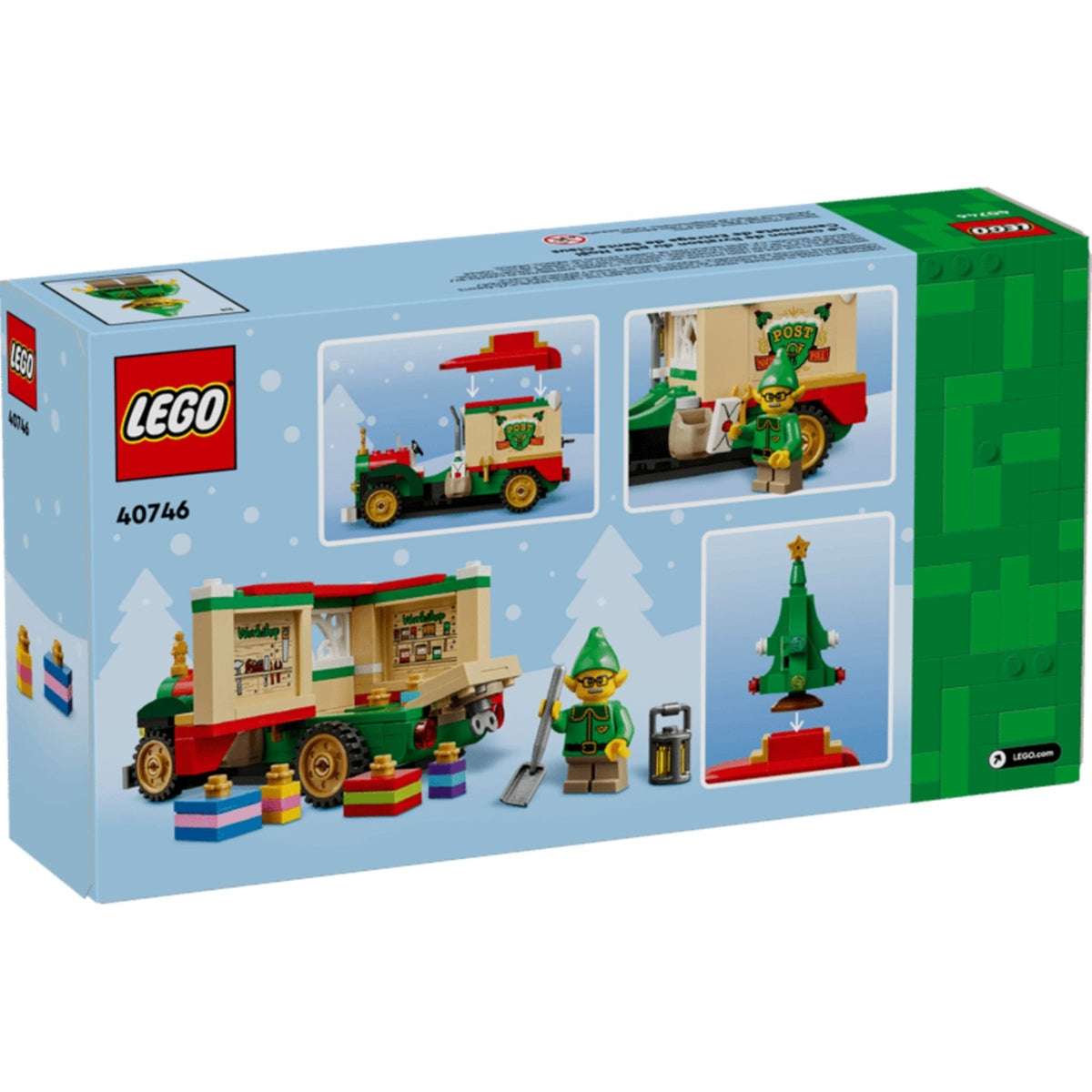 LEGO Santa's Delivery Truck (40746) — back of box