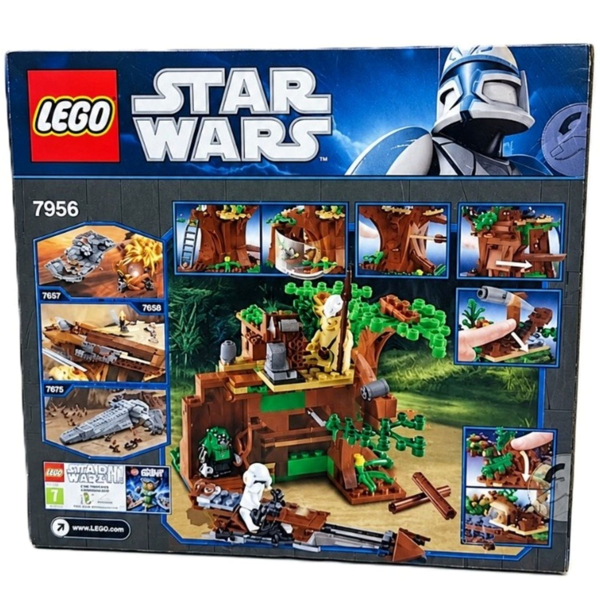LEGO Star Wars Ewok Attack (7956) — back of box
