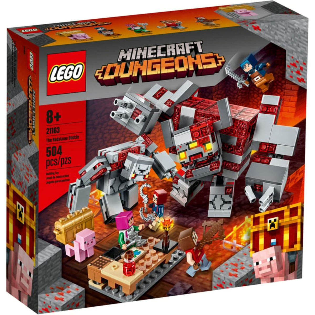 LEGO Minecraft The Redstone Battle (21163) — front of box