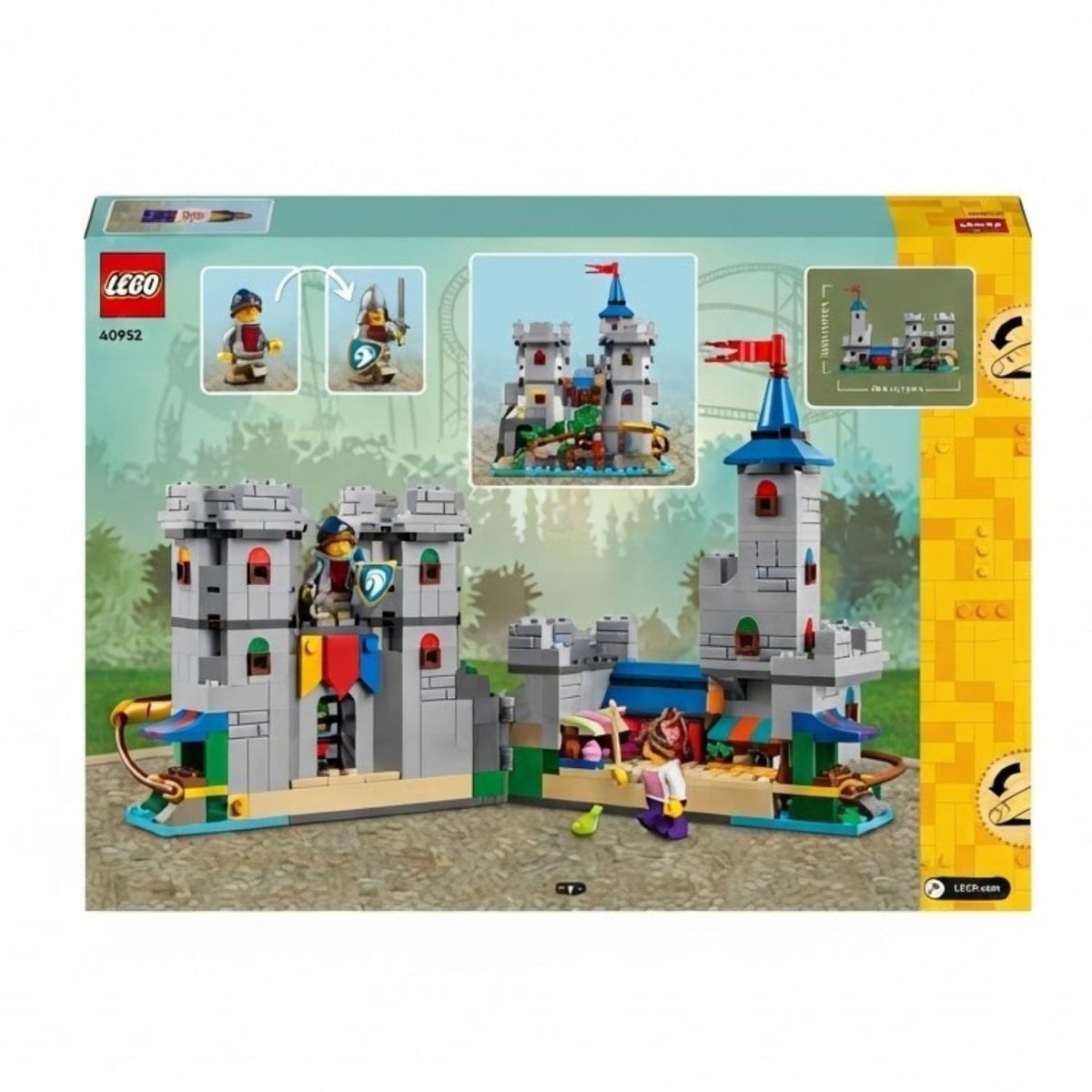 LEGO LEGOLAND Castle (40952) — back of box