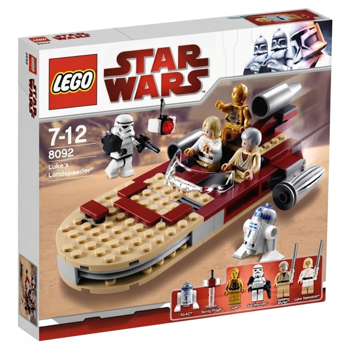 LEGO Star Wars Luke's Landspeeder (8092) — front of box