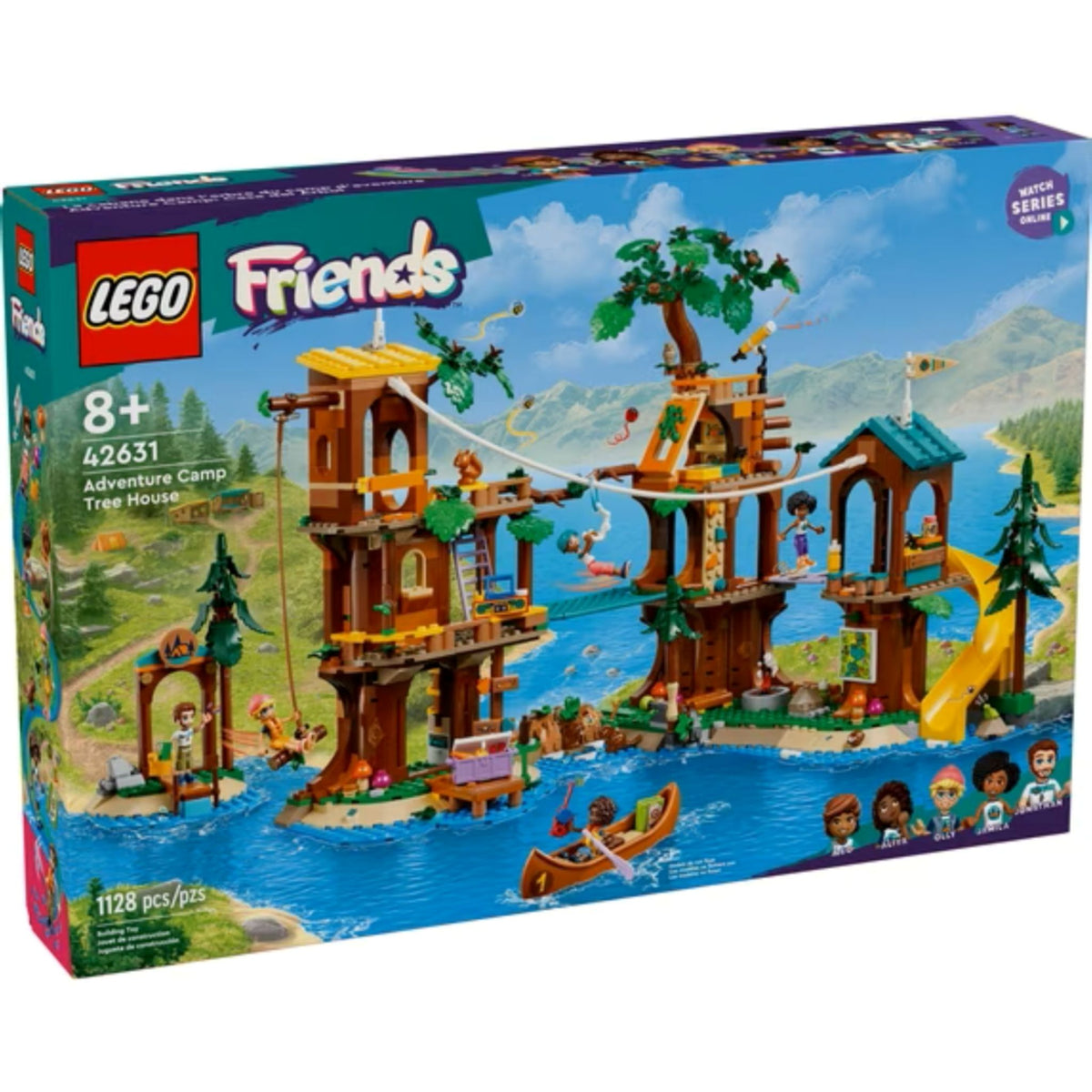 LEGO Friends Adventure Camp Tree House (42631) — front of box