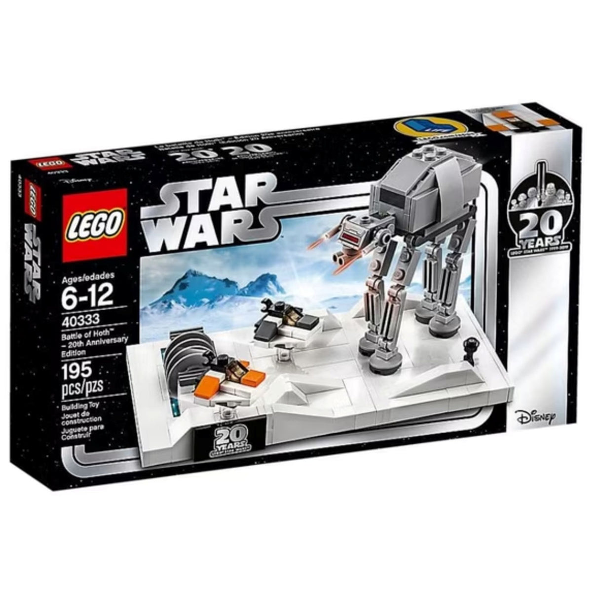 LEGO Battle of Hoth - 20th Anniversary Edition (40333) — front of box