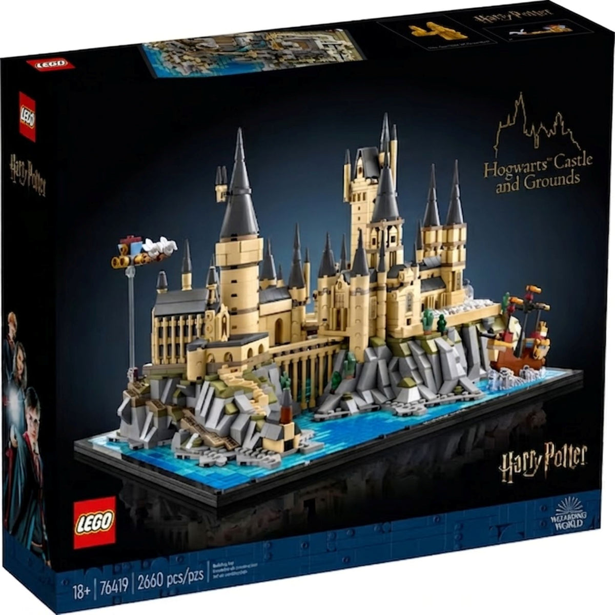 LEGO Harry Potter Hogwarts Castle and Grounds (76419) — front of box