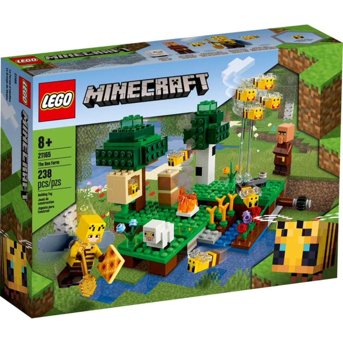 LEGO Minecraft The Bee Farm (21165) — front of box
