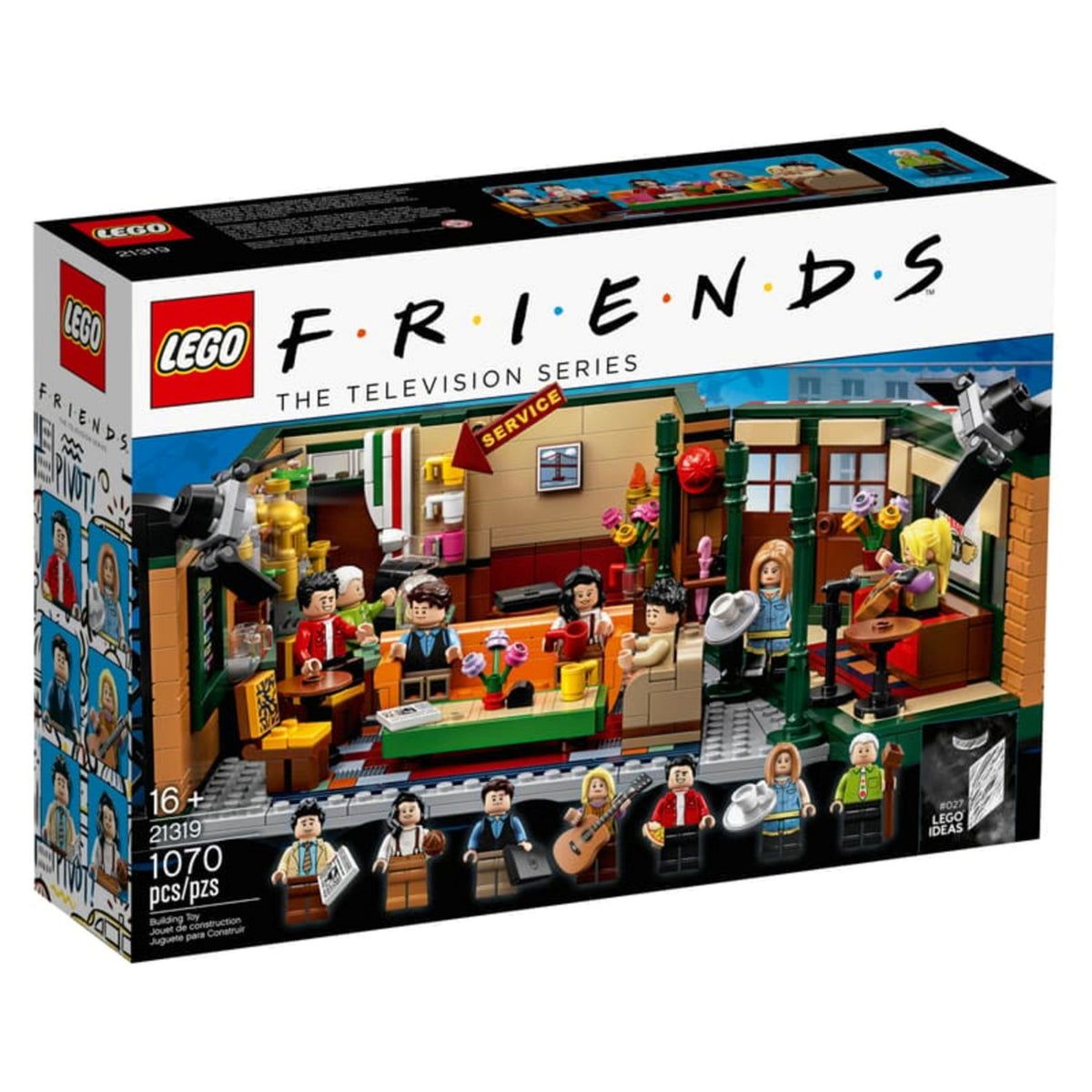 LEGO Ideas F·R·I·E·N·D·S Central Perk (21319) — front of box