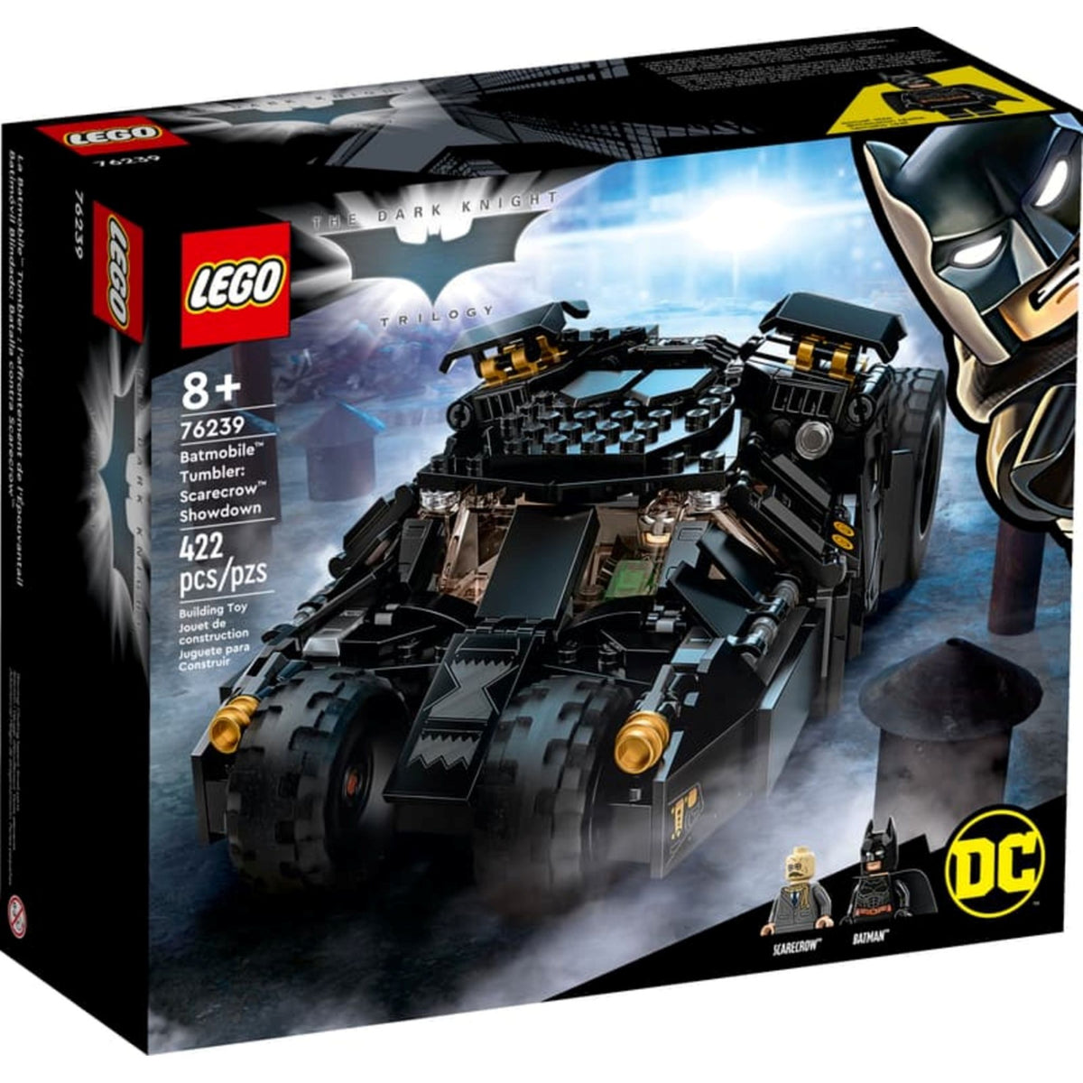 LEGO DC Batman Batmobile Tumbler: Scarecrow Showdown (76239) — front of box