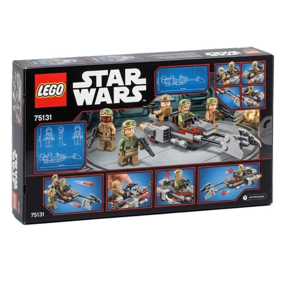 LEGO Star Wars Resistance Trooper Battle Pack (75131) — back of box