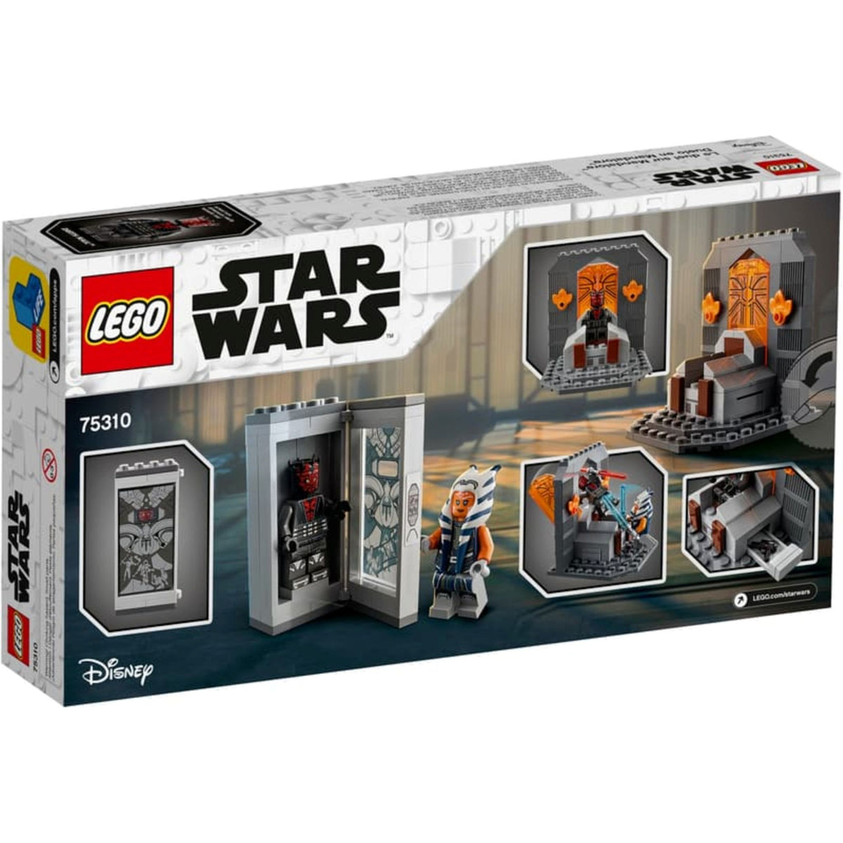 LEGO Star Wars Duel on Mandalore (75310) — back of box