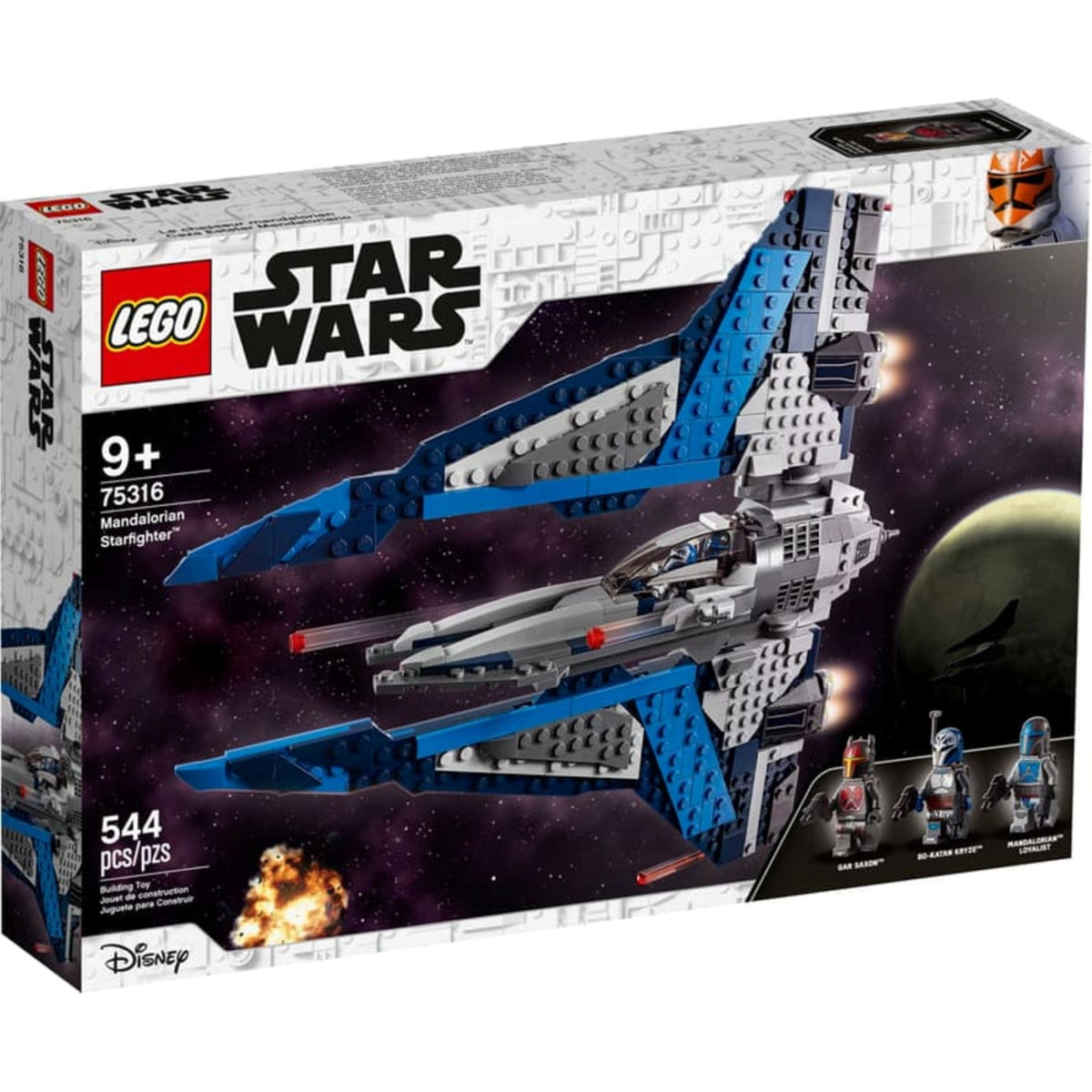 LEGO Star Wars Mandalorian Starfighter (75316) — front of box