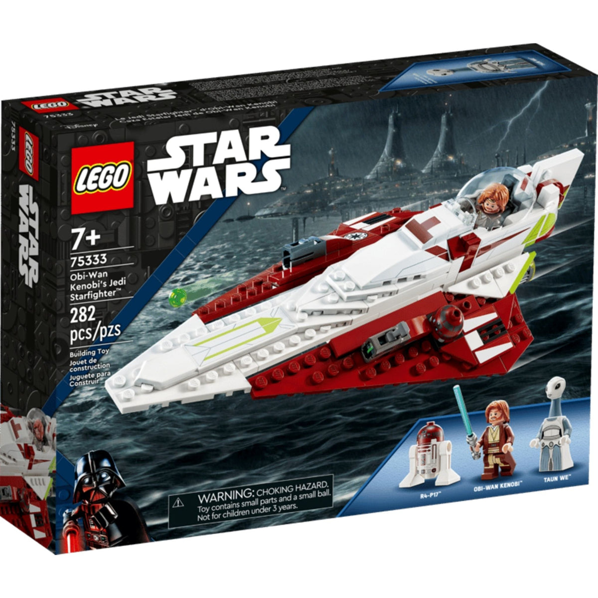 LEGO Star Wars Obi-Wan Kenobi's Jedi Starfighter (75333) — front of box